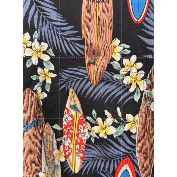 Lot of 3 VINTAGE y2k Hawaiian Shirts L 100% Rayon Button Down Island Tropical - Picture 9 of 13